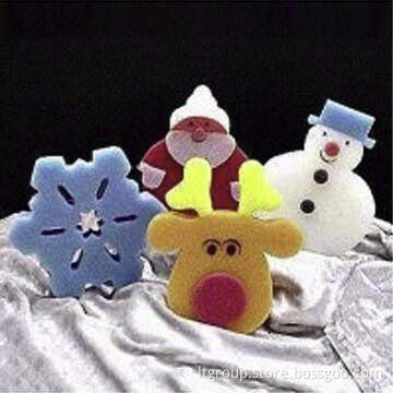 Seasonal Sponges with Size of 16 x 13 x 4cm, OEM Orders are Welcome